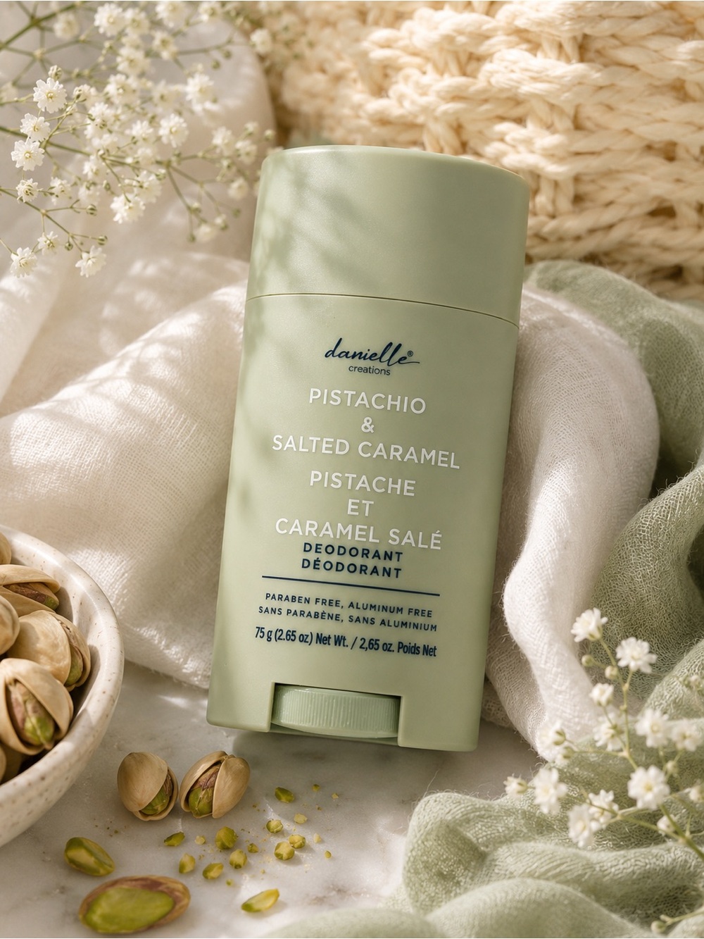 Danielle Creations Pistachio & Salted Caramel Deodorant – 75 g